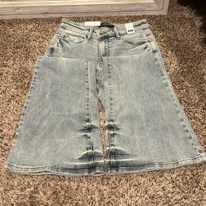 Judy Blue “Enchanted” mid-rise flare jeans